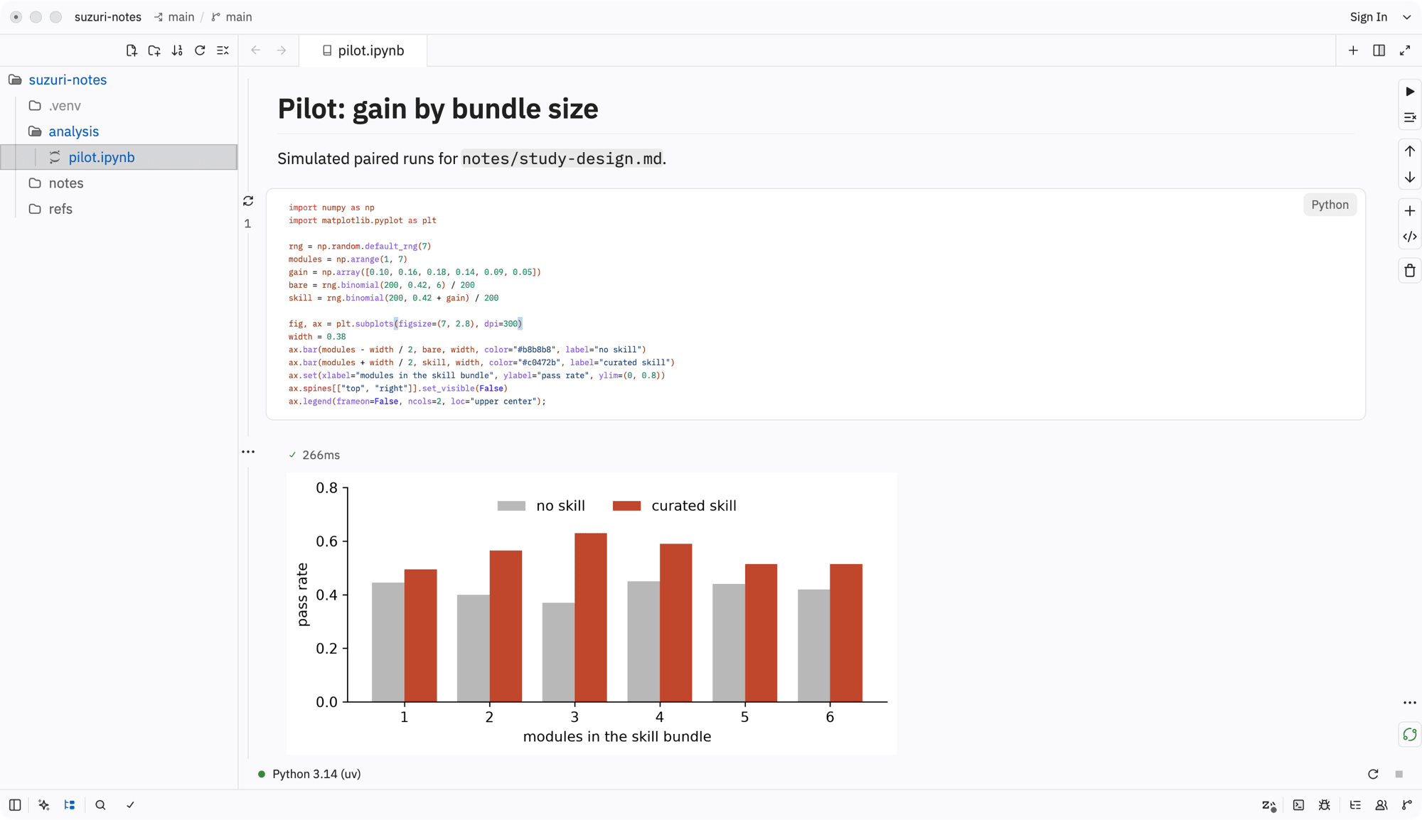 Jupyter notebooks, native and working