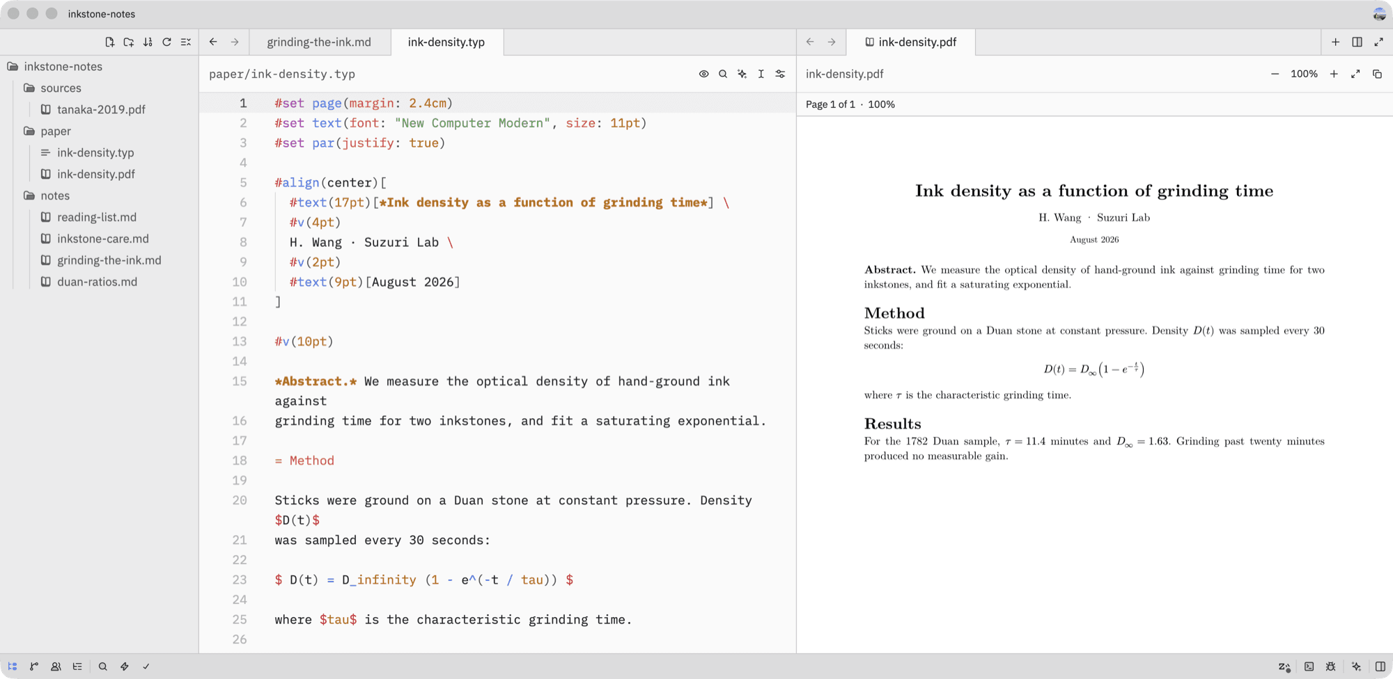 Typst and LaTeX, compiled as you write